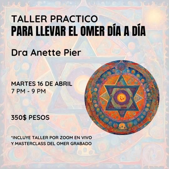 Taller práctico para llevar el Omer día a día